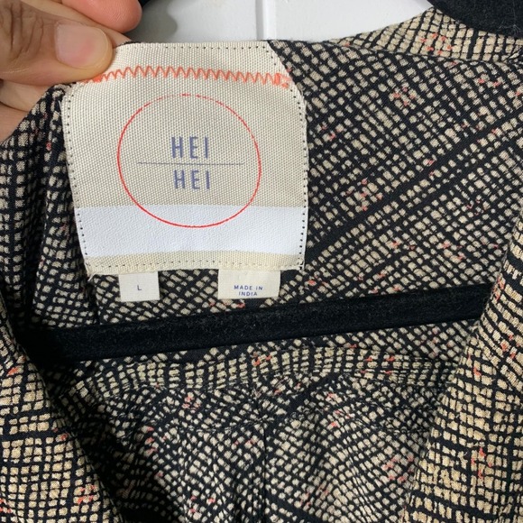 Anthropologie sleeveless hei hei nova romper size large summer spring has pocket - Picture 4 of 5